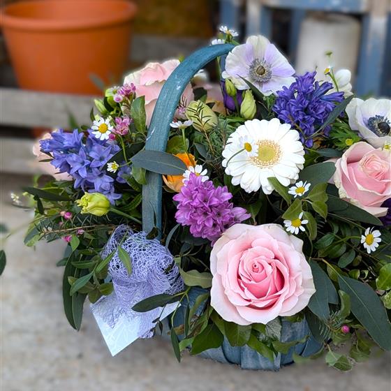 The Cottage Garden Trug Arrangement