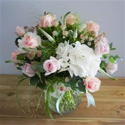 The Roses &amp; Hydrangea Luxury Vase