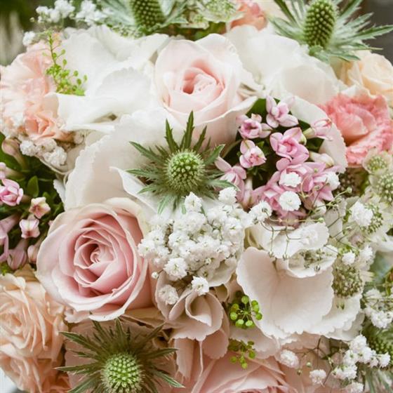 The Pretty-in-Pink Florist Choice Bouquet in Water