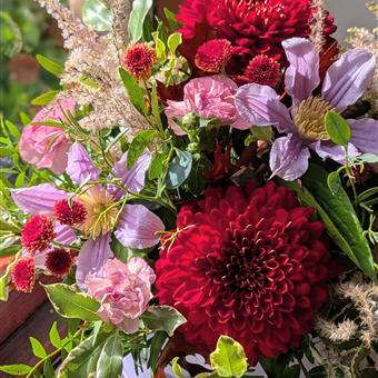 Lilac Tempest - Seasonal Hatbox Arrangement