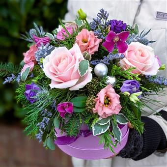 The &#39;Frosted Petals&#39; Hatbox