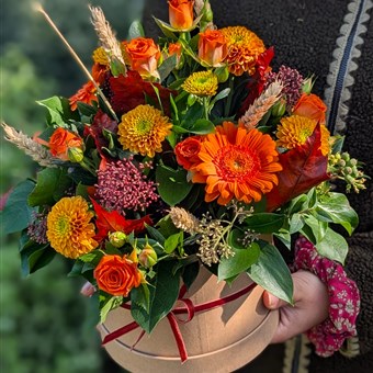 Glowing Embers - Autumnal Hatbox